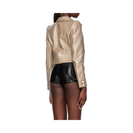 CourrÈGes Checked Vinyl Jacket