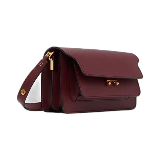 Marni New Trunk Foldover Top Shoulder Bag