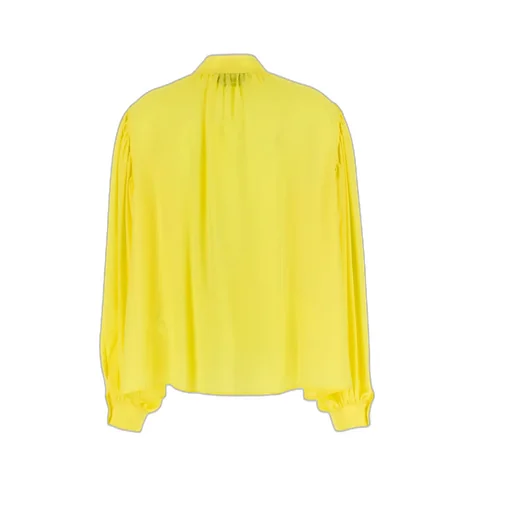 Msgm Bow Detailed Long-Sleeved Shirt