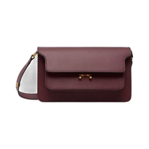 Marni New Trunk Foldover Top Shoulder Bag