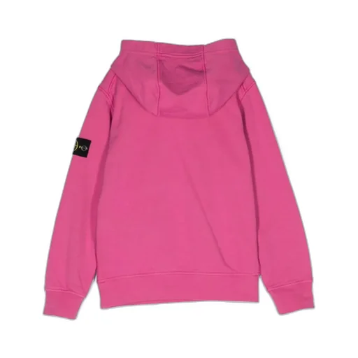 Stone Island Junior Compass-Patch Long-Sleeved Hoodie