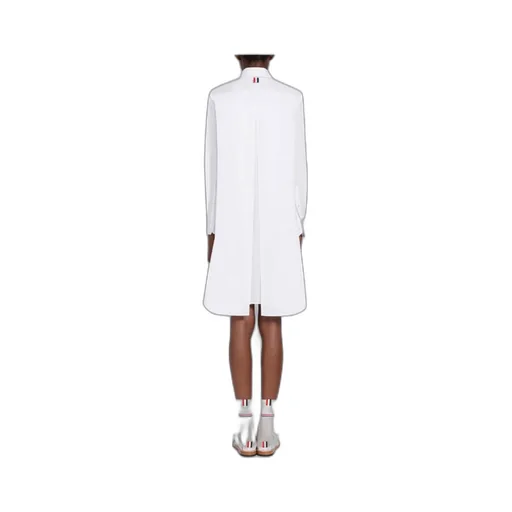 Thom Browne Collared Button-Up Shirt Dress