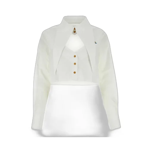 Vivienne Westwood Cut-Out Cropped Shirt