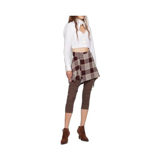 Vivienne Westwood Cut-Out Cropped Shirt