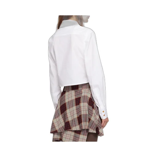 Vivienne Westwood Cut-Out Cropped Shirt