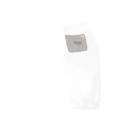 Fendi Logo Patch Midi Pencil Skirt