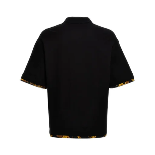 Versace Jeans Couture Logo-Embroidered Short-Sleeved Polo Shirt