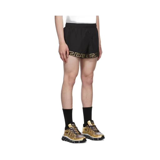 Greca Logo-Print Shorts