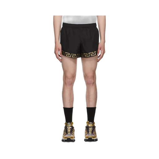 Greca Logo-Print Shorts