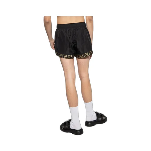 Greca Logo-Print Shorts