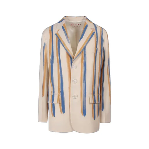 Marni Waterfall Stripe Printed Blazer