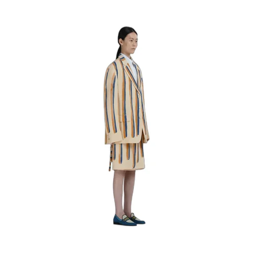 Marni Waterfall Stripe Printed Blazer