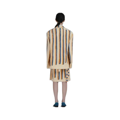 Marni Waterfall Stripe Printed Blazer