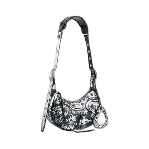 Le Cagole Graffiti Xs Shoulder Bag