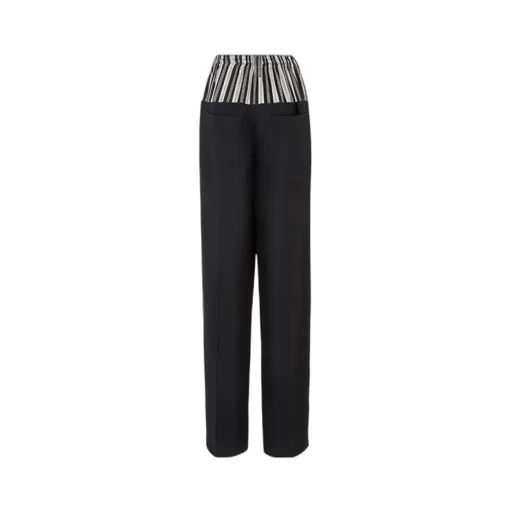 Fendi Stripe Printed Cigarette Trousers