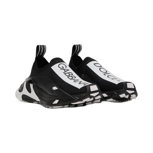 Dolce & Gabbana Logo-Printed Low-Top Knitted Sneakers
