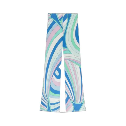 Emilio Pucci Marmo Printed Flared Trousers
