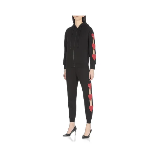 Cut-Out Heart Zipped Hoodie