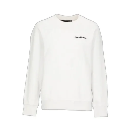 Heart-Detail Crew Neck Sweatshirt