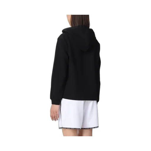 Lace Logo Print Hoodie
