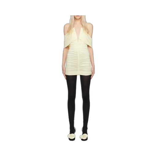 Magda Butrym V-Neck Ruched Dress