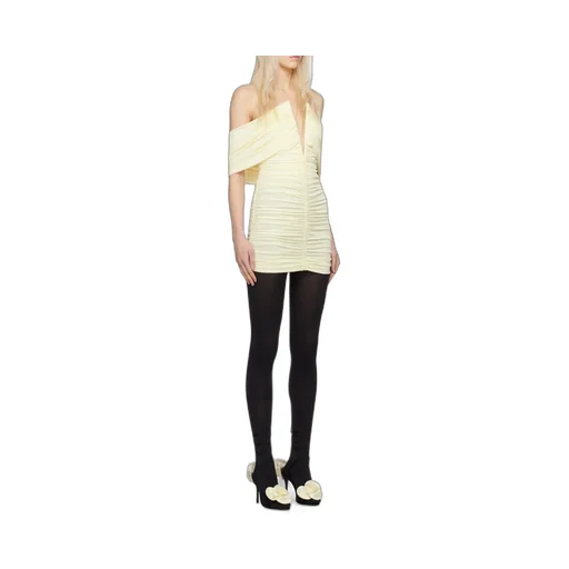 Magda Butrym V-Neck Ruched Dress