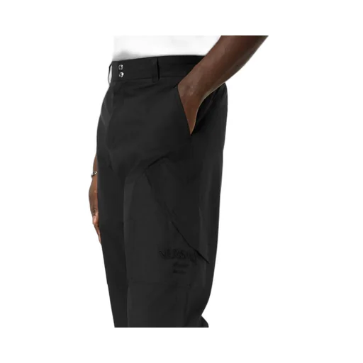 Versace Mid-Rise Milano Stamp Tailored Trousers