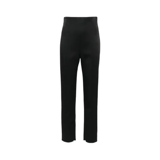 Khaite High Waisted Cropped Trousers