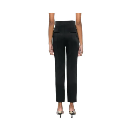 Khaite High Waisted Cropped Trousers
