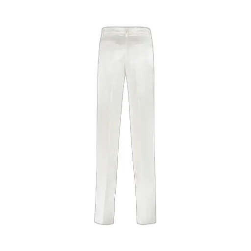 P.A.R.O.S.H. Pressed Crease Satin Wide Leg Trousers