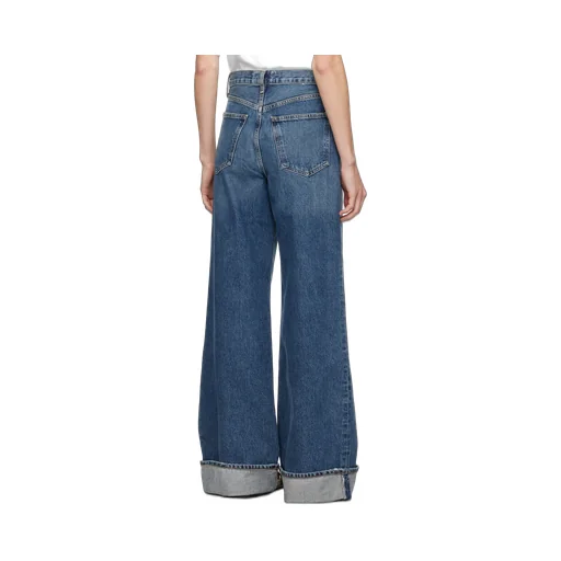Agolde Dame High-Waisted Wide-Leg Jeans
