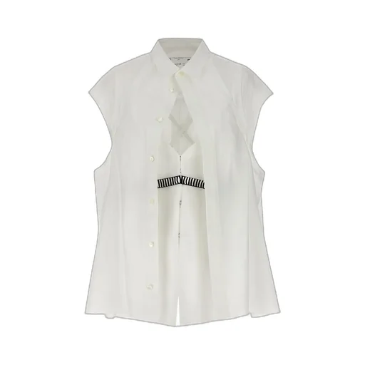 Sacai Sleeveless Poplin Shirt