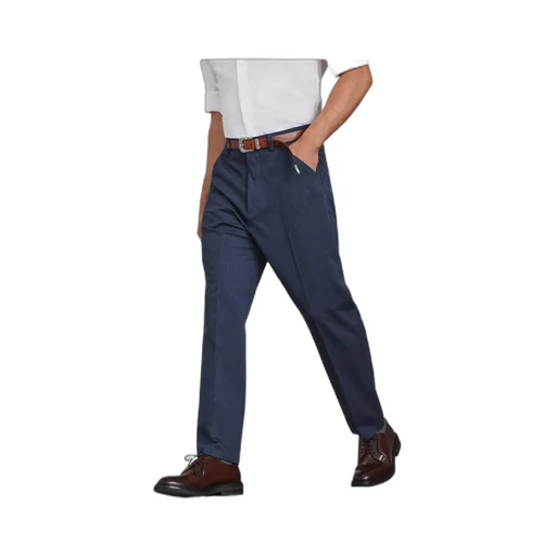 Cotton Tapered Trousers