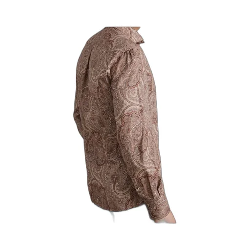 Brunello Cucinelli Patterned Jacquard Long-Sleeved Shirt