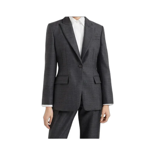 Single-Breasted Virgin-Wool Blazer