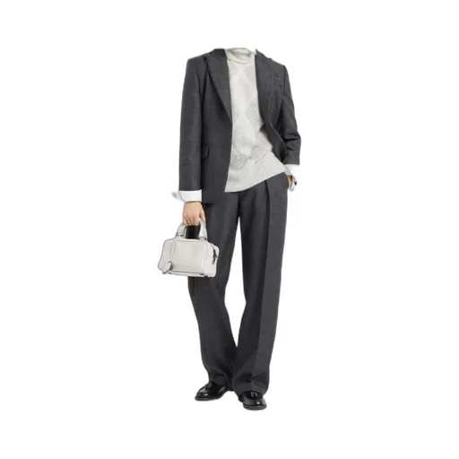 Single-Breasted Virgin-Wool Blazer