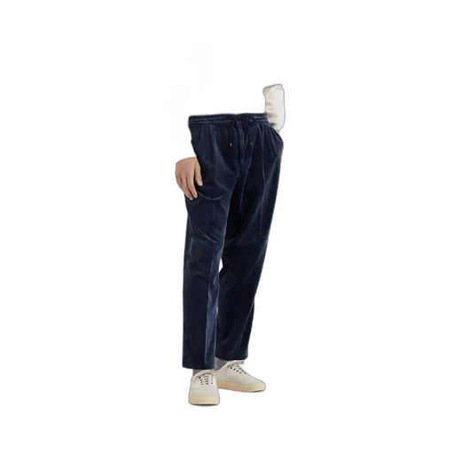 Drawstring Corduroy Trousers