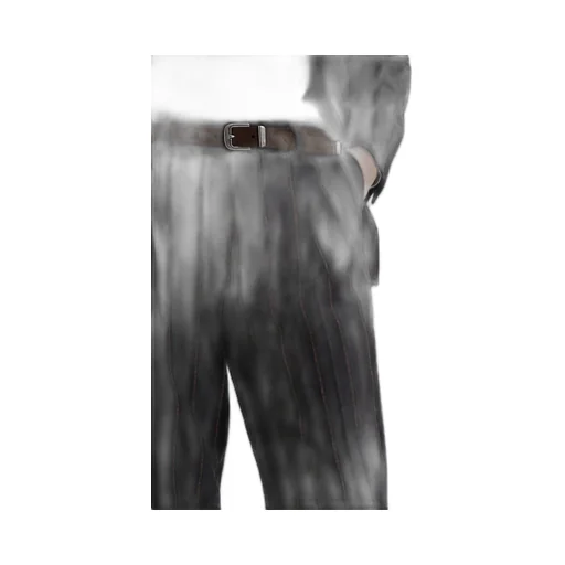 Striped Tapered Trousers