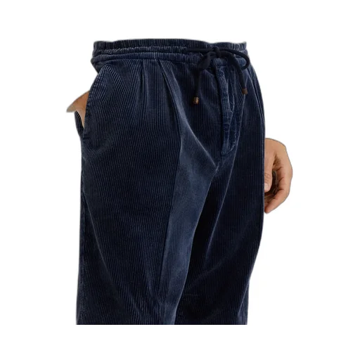 Drawstring Corduroy Trousers