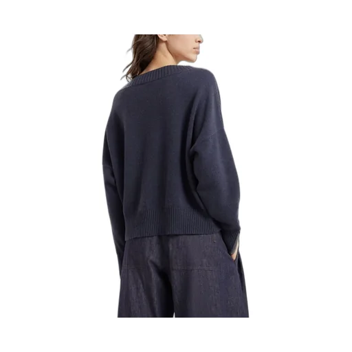 V-Neck Long-Sleeved Sweater