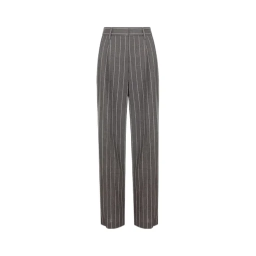 Tapered Striped Pants