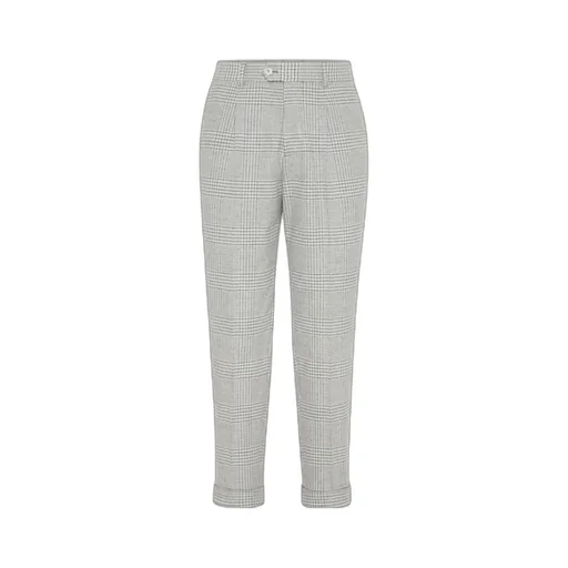 Prince-Of-Wales Pattern Trousers