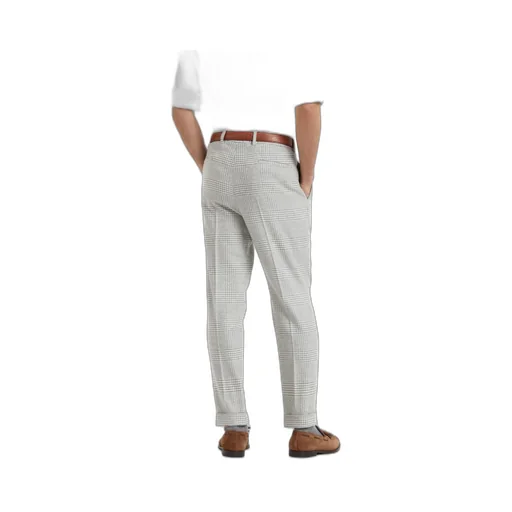 Prince-Of-Wales Pattern Trousers