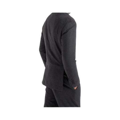 Curved-Hem Suit Jacket