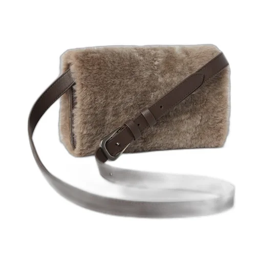 Shearling Cross Body Bag