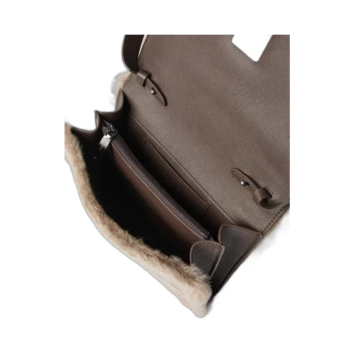 Shearling Cross Body Bag