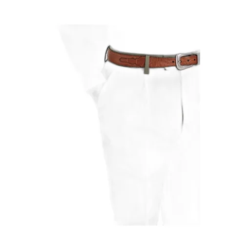 Garment-Dyed Gabardine Trousers