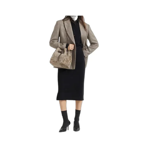 Cashmere Midi Skirt