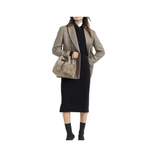 Long-Sleeve Cashmere Cardigan