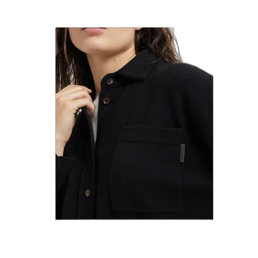 Long-Sleeve Cashmere Cardigan